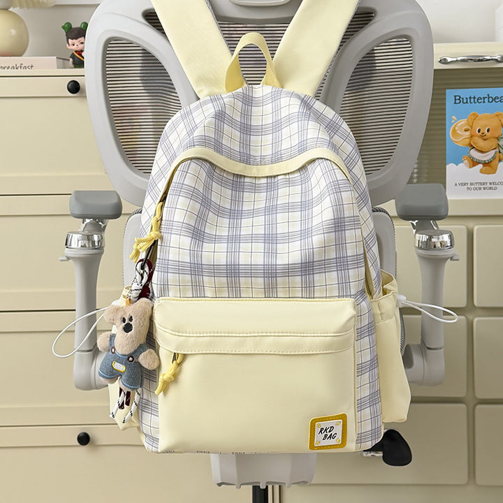 Checked Patterned Backpack Stornfield