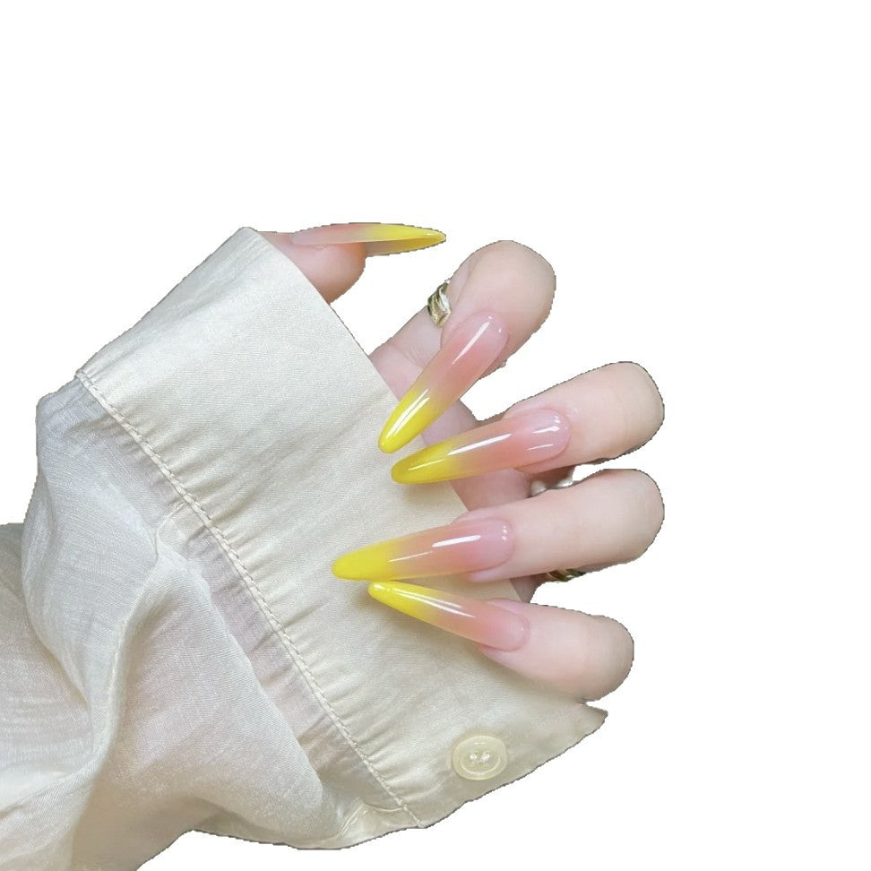 Elegant Teardrop-Shaped Press-On Nails Stornfield