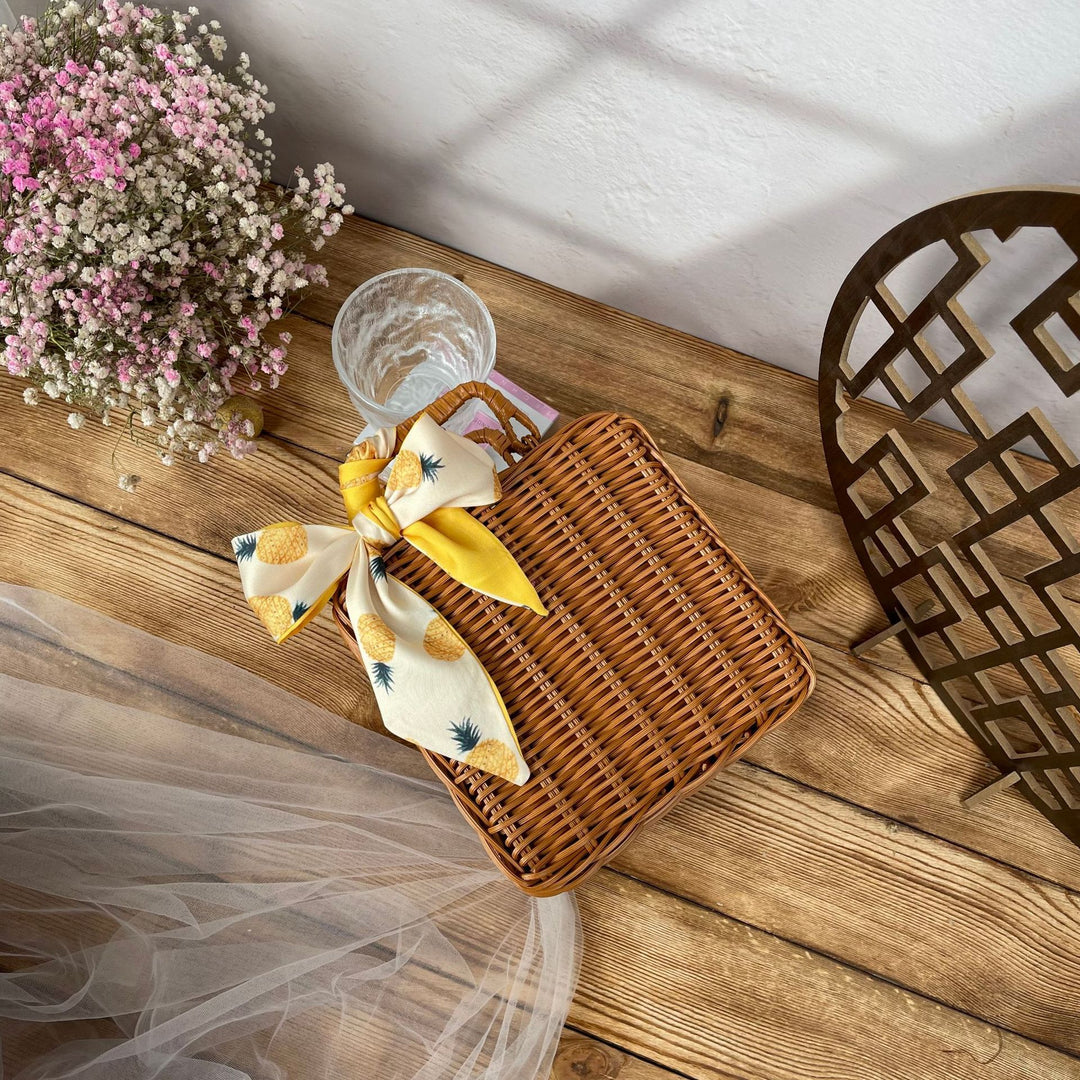 Ladies stylish rattan crossbody bag Stornfield