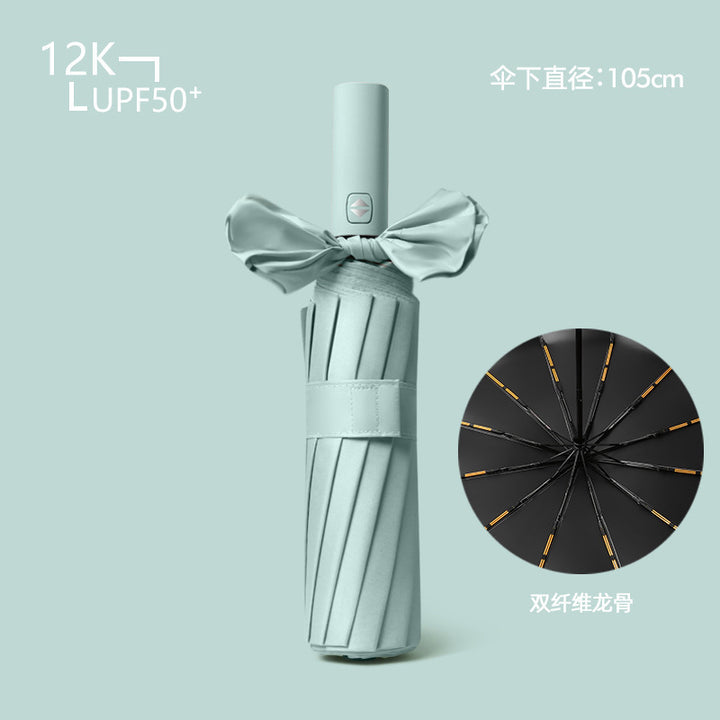 Women's compact and wind-resistant umbrella with UV protection technology Stornfield