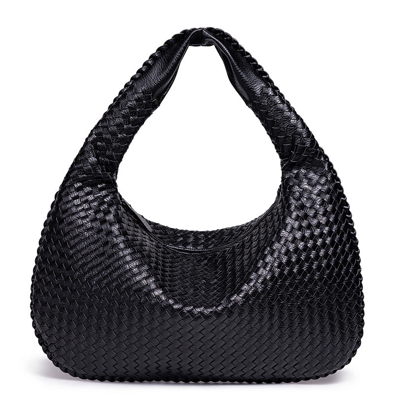 Woven Leather Shoulder Bag Stornfield