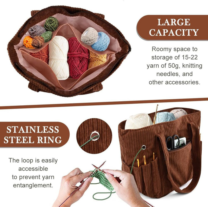 Functional storage bag with multiple outer pockets Stornfield