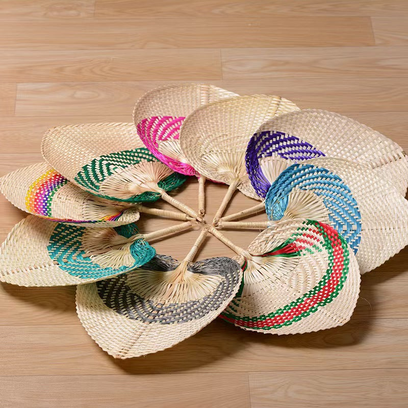 Women handmade fan made of natural material Stornfield