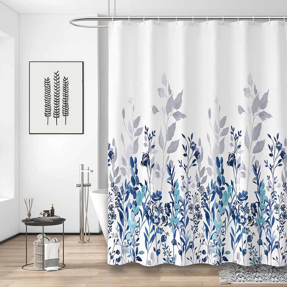 Floral Print Shower Curtain Stornfield