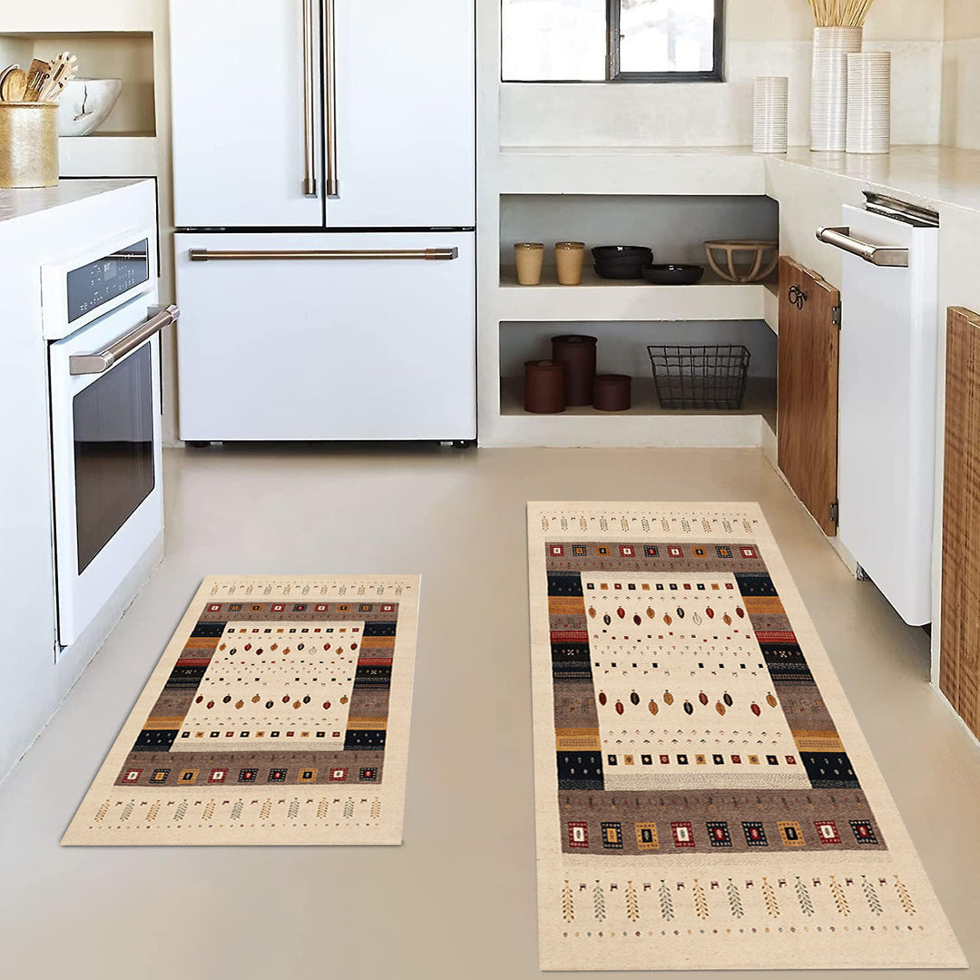 Vintage-Inspired Kitchen Mat Set Stornfield