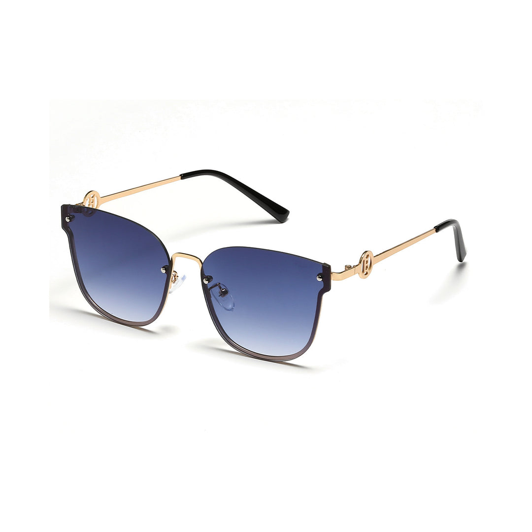 Women's fashionable oversized sunglasses with unique gradient Stornfield