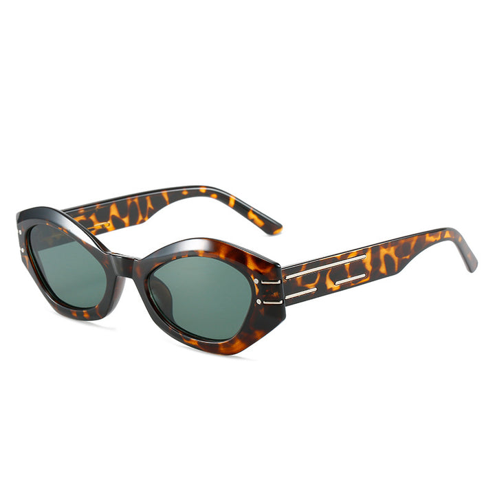 Ladies stylish designer sunglasses with unique frame construction Stornfield