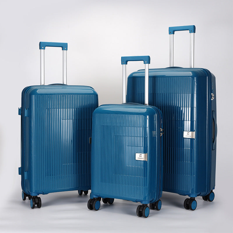 multi-size hardshell spinner luggage set with telescopic handles and double-spinner wheels Stornfield