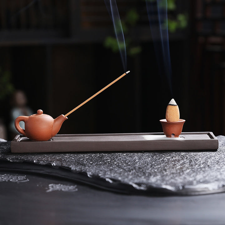 Artistic Teapot-Inspired Incense Holder