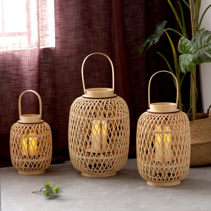Handmade Rattan Lantern Stornfield
