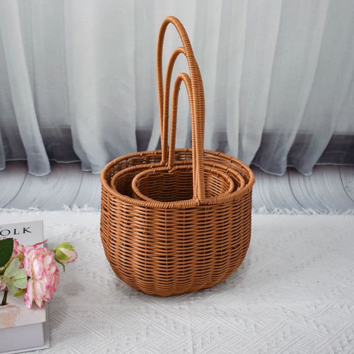 Handcrafted Natural Woven Storage Baskets Stornfield