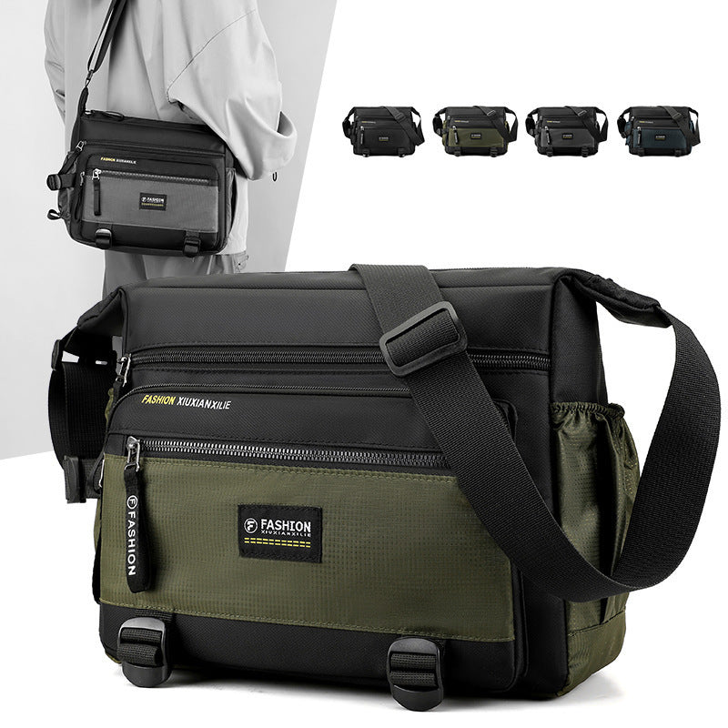 Multi-Pocket Messenger Bag
