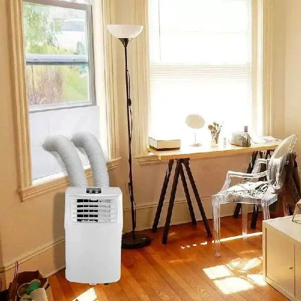 Unisex One Size Adjustable Window Ventilation Adapter Kit for Portable Air Conditioners with Zipper Fabric Panel and Hook and Loop Tape Stornfield