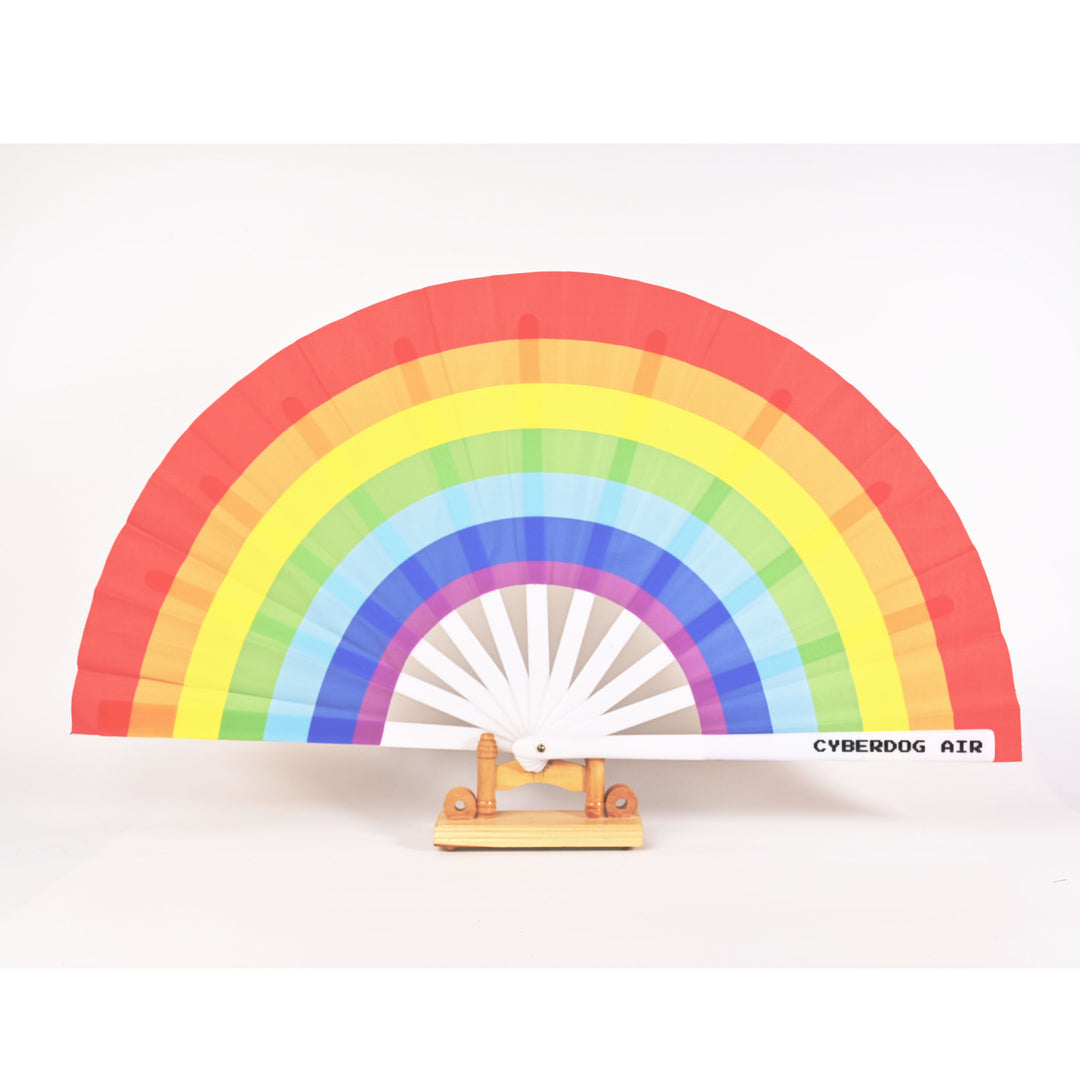 Women Colorful Fan with sturdy plastic ribs Stornfield
