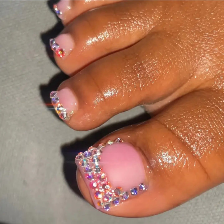 Nail art set with sparkling rhinestone decorations Stornfield
