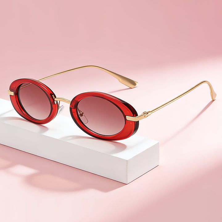 Elegant Oval Frame Sunglasses Stornfield
