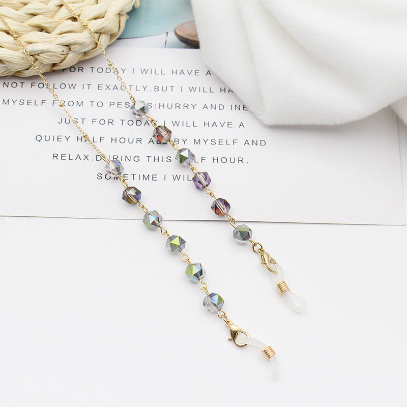 Crystal-Embellished Eyewear Chain Stornfield