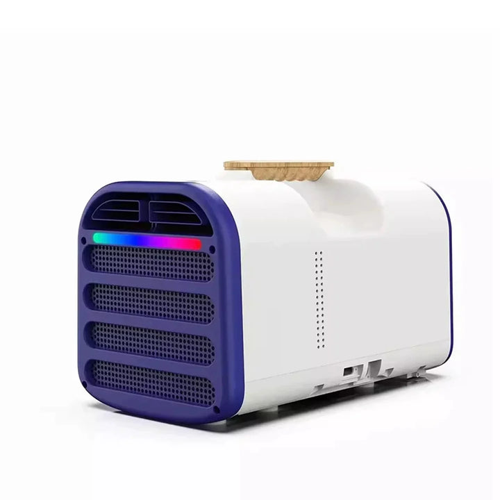 Unisex One Size Personal Desktop Microclimate Cooler and Purifier with Bamboo Carry Handle Stornfield