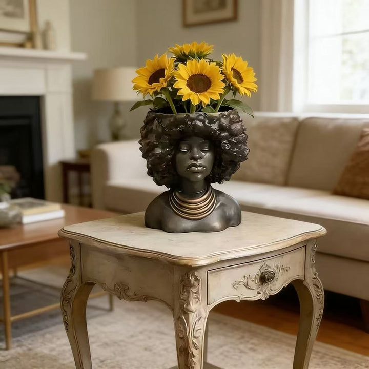 Decorative bust with African motif Stornfield