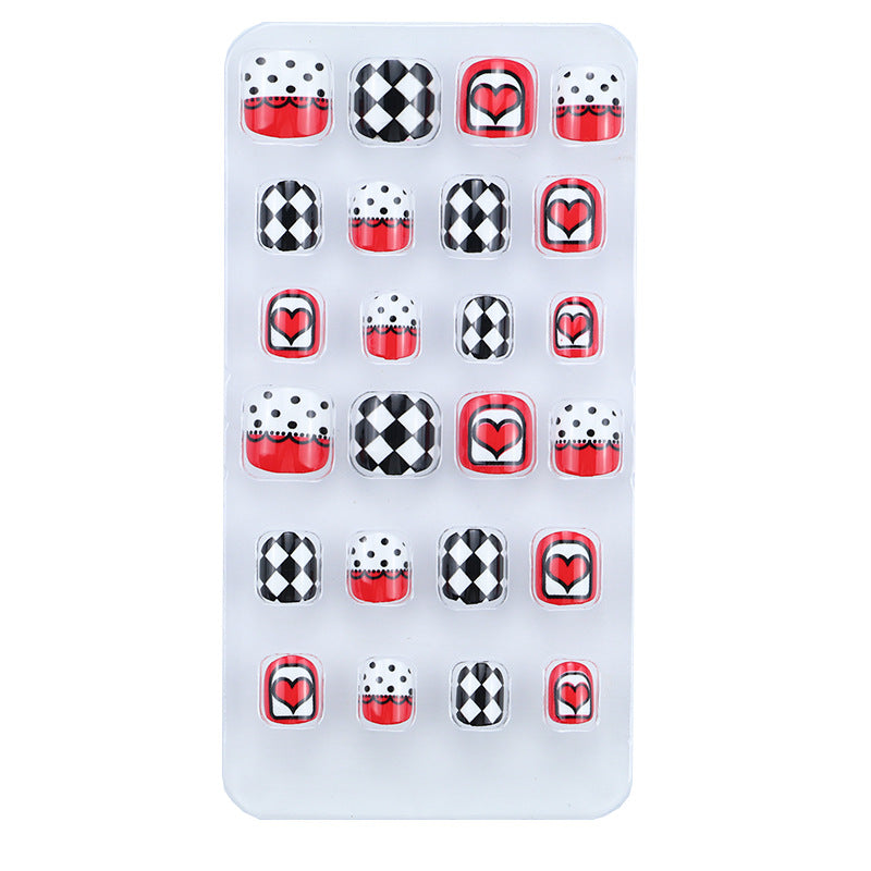 Playful Cartoon Animal Press-On Nail Set Stornfield
