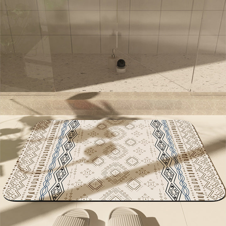 Stylish Geometric Pattern Comfort Mat
