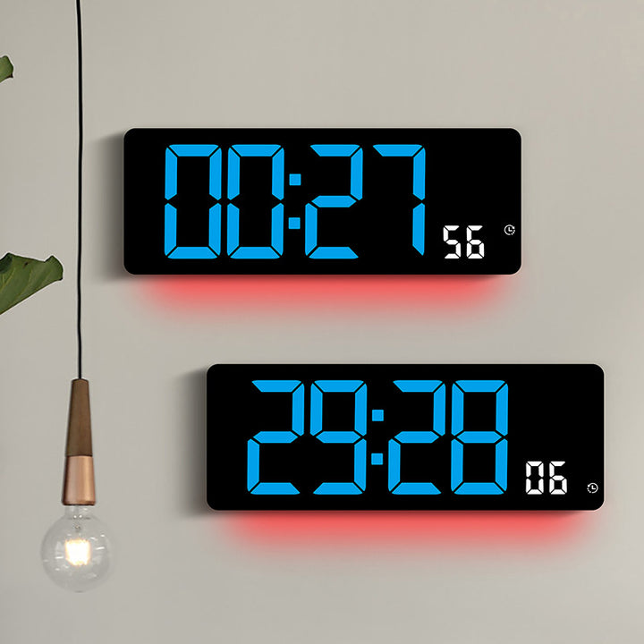 Digital Multi-Function Alarm Clock with Color LED Display Stornfield