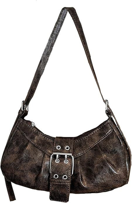 Shoulder bag with trendy design and decorative buckle closure Stornfield