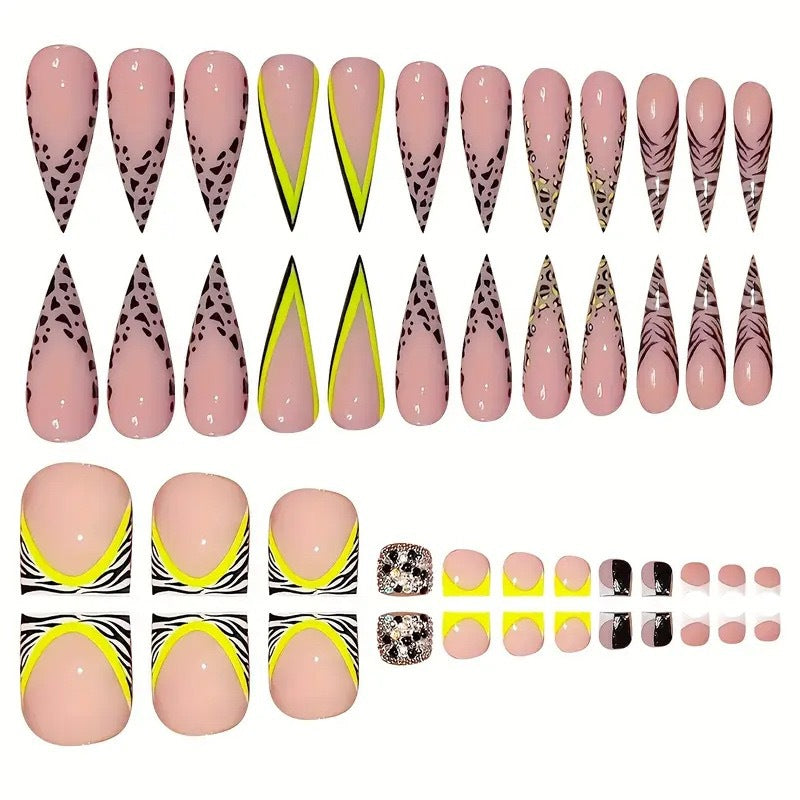 Decorative Geometric Nail Enhancements Stornfield