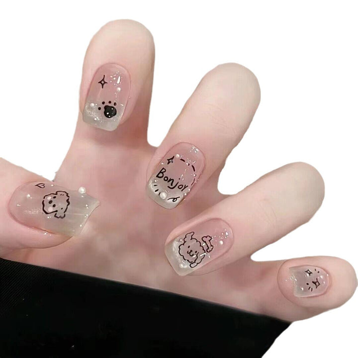 Whimsical Cartoon Nail Art Press-On Extensions Stornfield