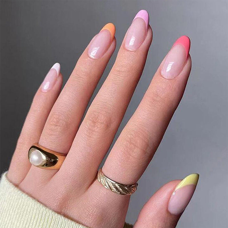 Artful nail art with geometric design Stornfield