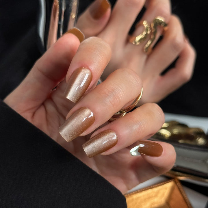 Elegant artificial nails with gentle ombre finish Stornfield