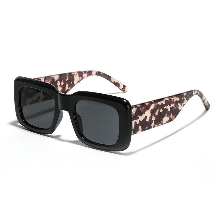 Women's modern square sunglasses with color-coordinated pattern Stornfield