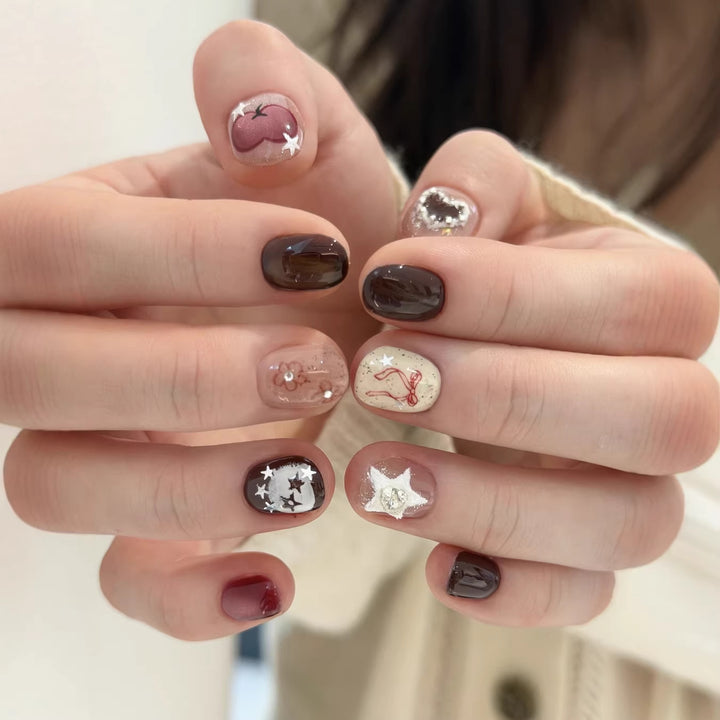 Artistic Press-On Nail Designs