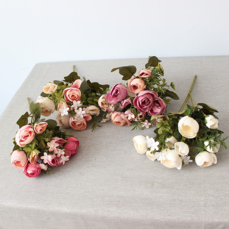 Artificial Floral Bouquet with Realistic Roses