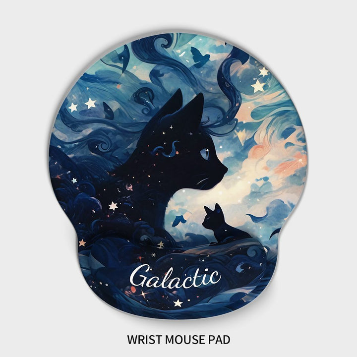 Cosmic-Themed Ergonomic Mouse Wrist Rest