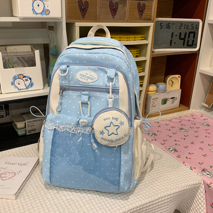 Charming Polka Dot Backpack Stornfield