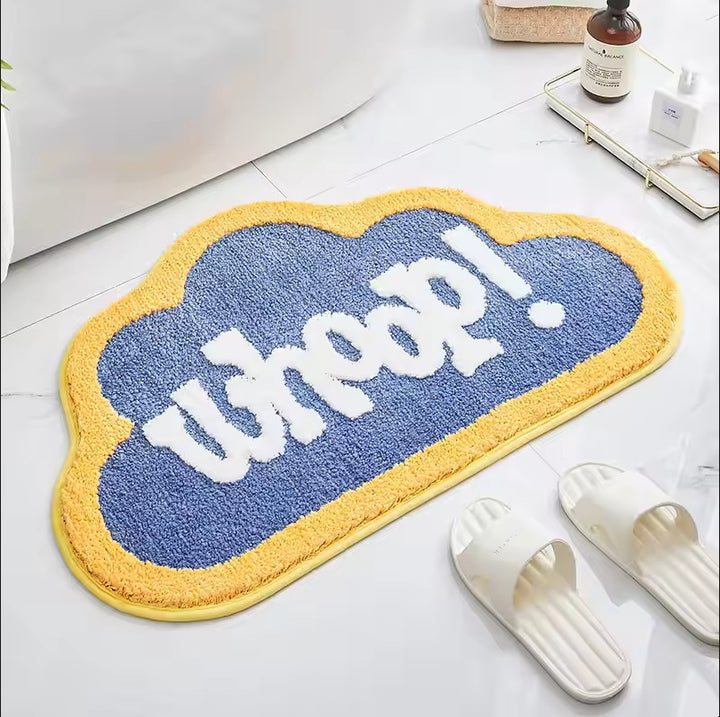 Quirky Bathroom Floor Mat