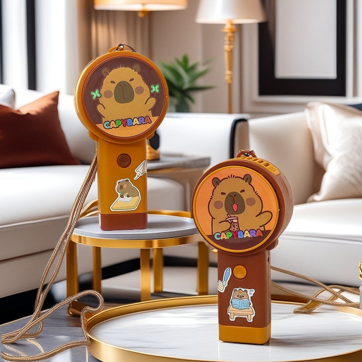 Women Portable Mini Fan with Cute Animal Design Stornfield