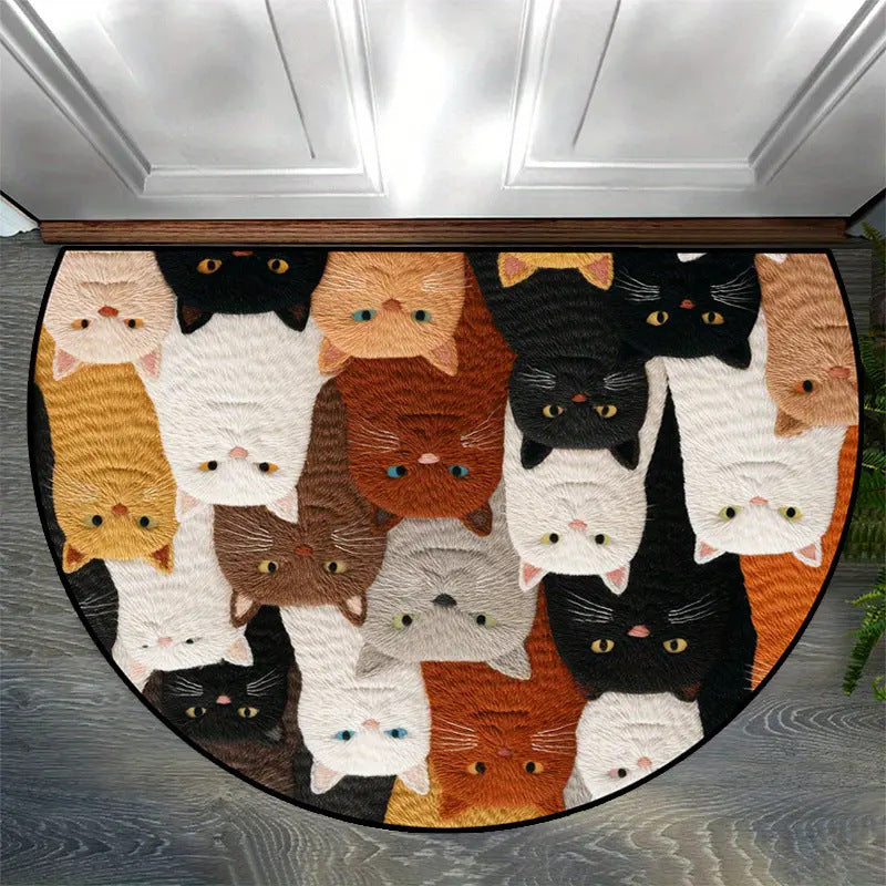 Autumn-Themed Welcome Mat