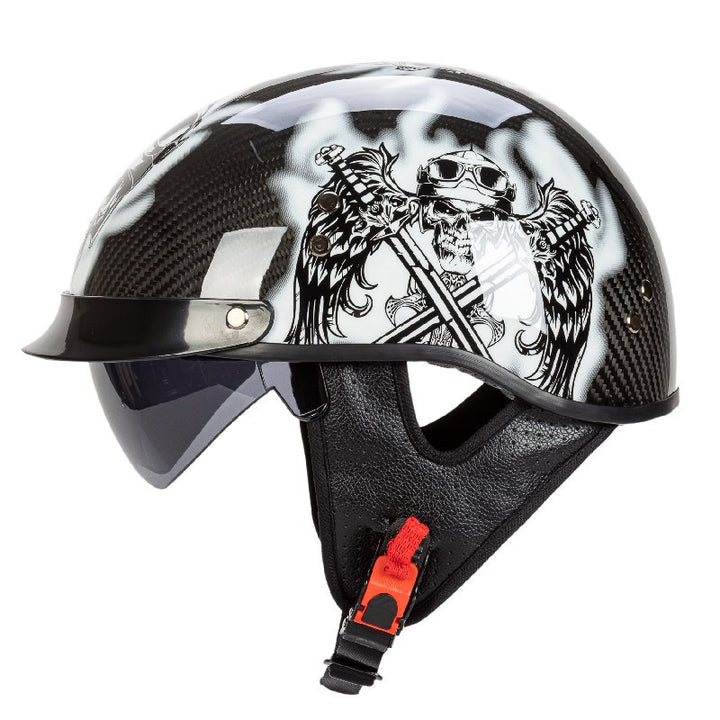 Graphic Safety Skull Design Motorcycle Helmet Stornfield