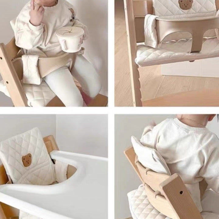 Quilted High Chair Seat Liner Cushion