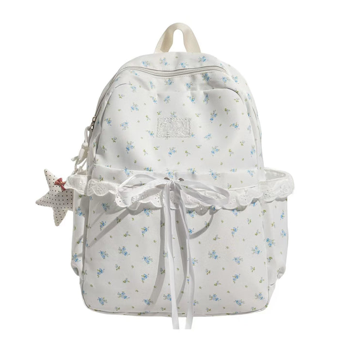 Floral Embroidered Ruffled Backpack Stornfield