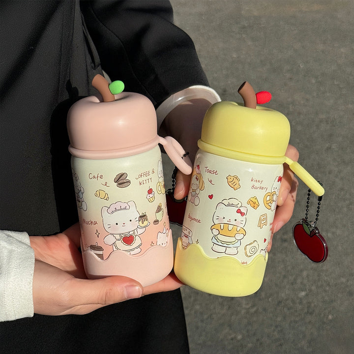 Women portable coffee cup with creative lid Stornfield