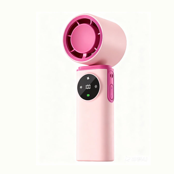 Women's Portable USB Mini Fan with LED Display Stornfield