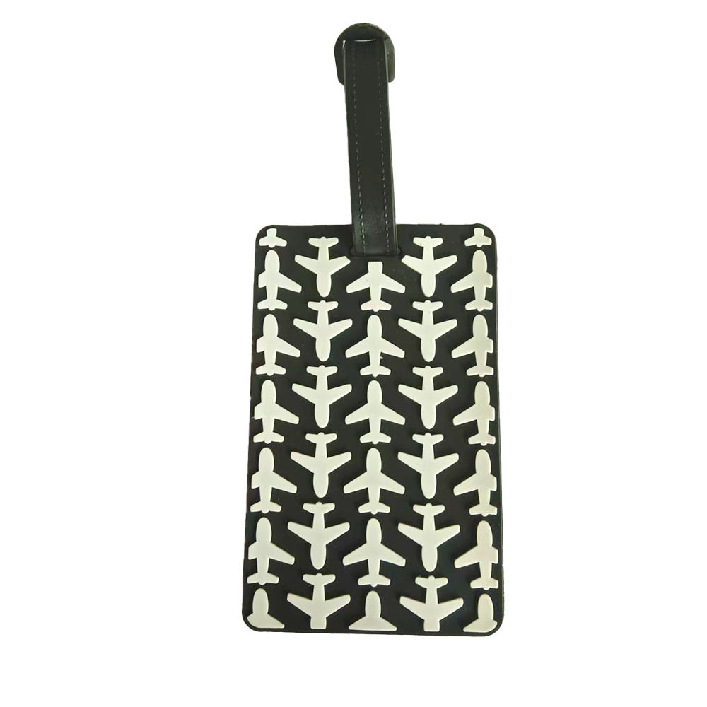 Unisex luggage tag in modern airplane design Bowlift