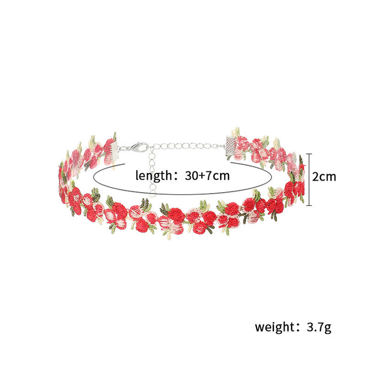Floral Choker Necklace Stornfield