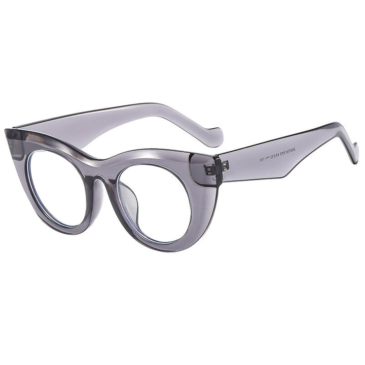 Women's Cat-Eye Sunglasses with Transparent Frame and Polarized Lenses Stornfield