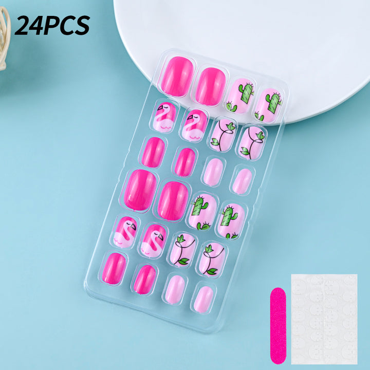 Themed Summer Beach Nail Art Press-On Nails Stornfield