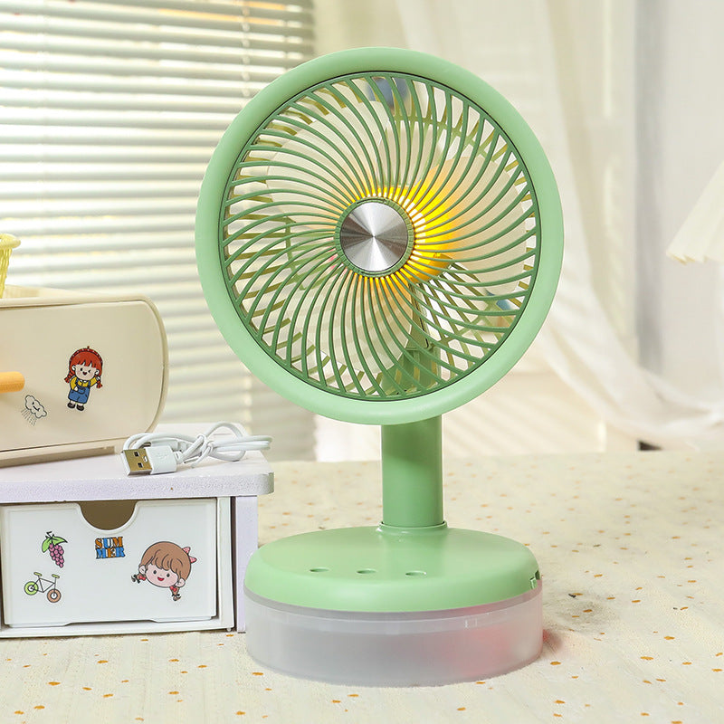 Women's Mini Table Fan with LED Lighting Stornfield