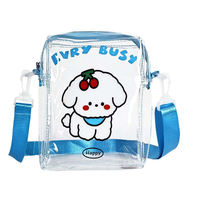 Transparent Cartoon Animal Crossbody Bag